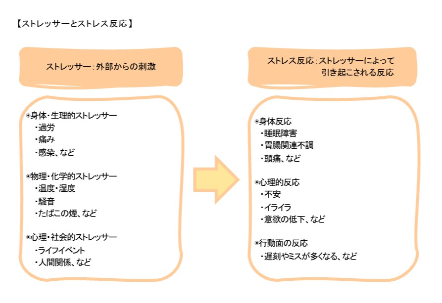 慢性ストレスによる健康への影響